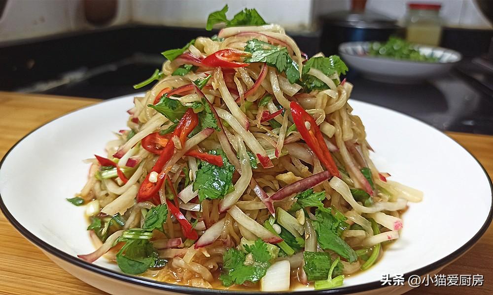 圖片[1]-【涼拌蘿卜絲】做法步驟圖 為什么飯店的“涼拌蘿卜絲”那么好-起舞食譜網(wǎng)