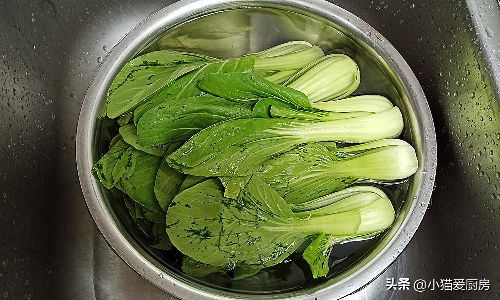 圖片[4]-【素炒小油菜】做法步驟圖 營養味美 特別解膩好吃-起舞食譜網