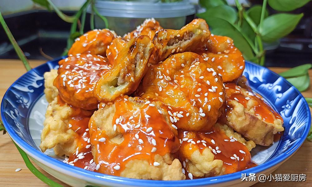 圖片[16]-【糖醋茄盒】做法步驟圖  味道酸甜爽口 大人孩子都喜歡-起舞食譜網