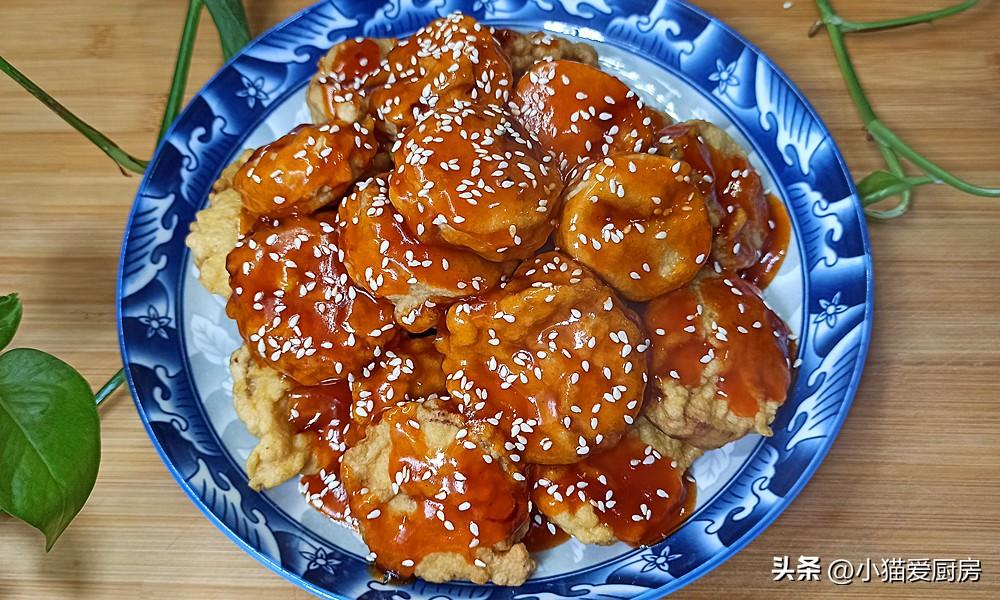 圖片[2]-【糖醋茄盒】做法步驟圖  味道酸甜爽口 大人孩子都喜歡-起舞食譜網