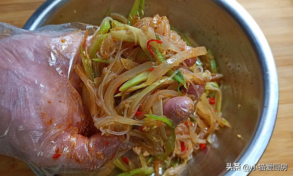 圖片[11]-【青菜頭拌粉絲】做法步驟圖 味道酸辣爽口還開胃 過年用來解-起舞食譜網