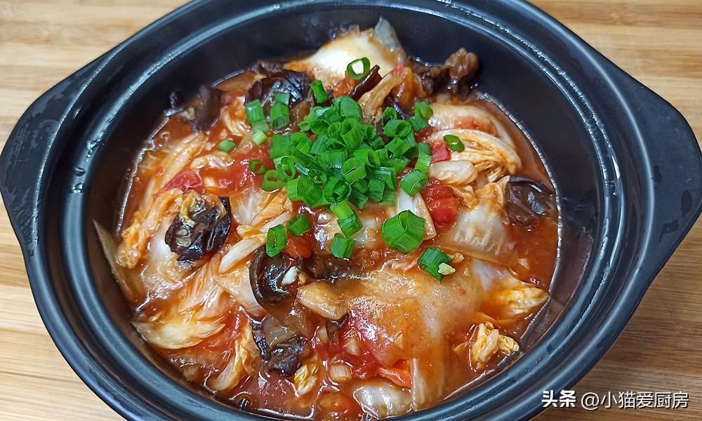 圖片[1]-【西紅柿白菜炒木耳】做法步驟圖 口感脆爽 酸香開胃好吃-起舞食譜網