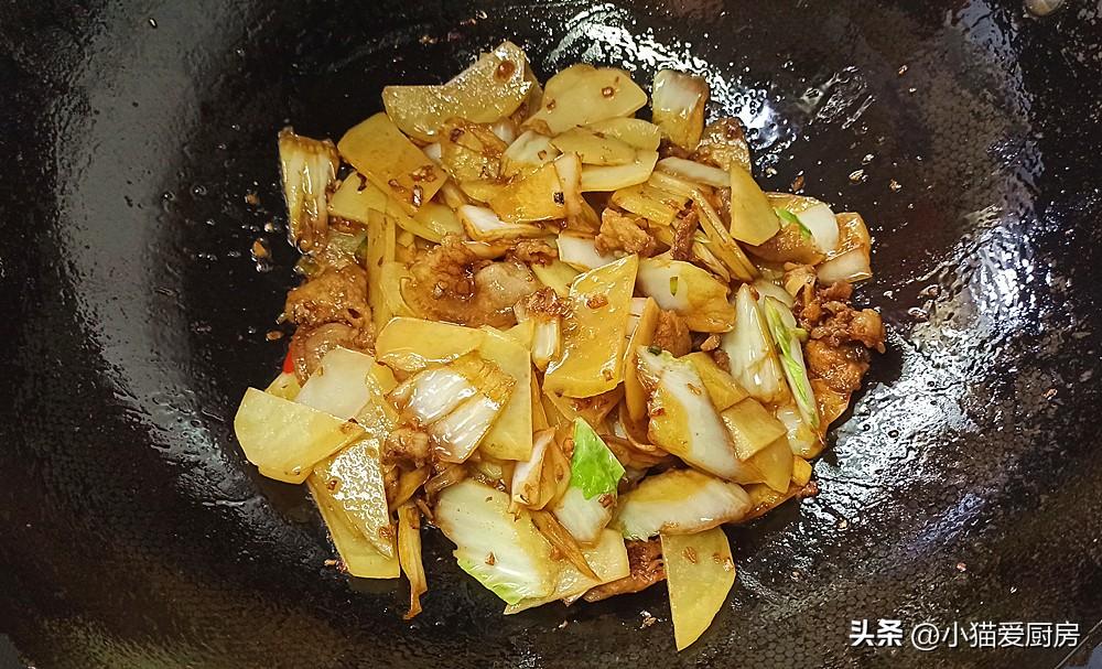 圖片[10]-【白菜炒土豆片】做法步驟圖 特別下飯 冬天我家隔三岔五做-起舞食譜網