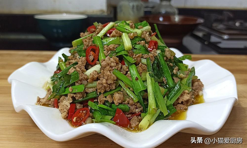 圖片[3]-【肉末韭菜】做法步驟圖 這樣做出來葷素搭配 香辣爽口下飯-起舞食譜網
