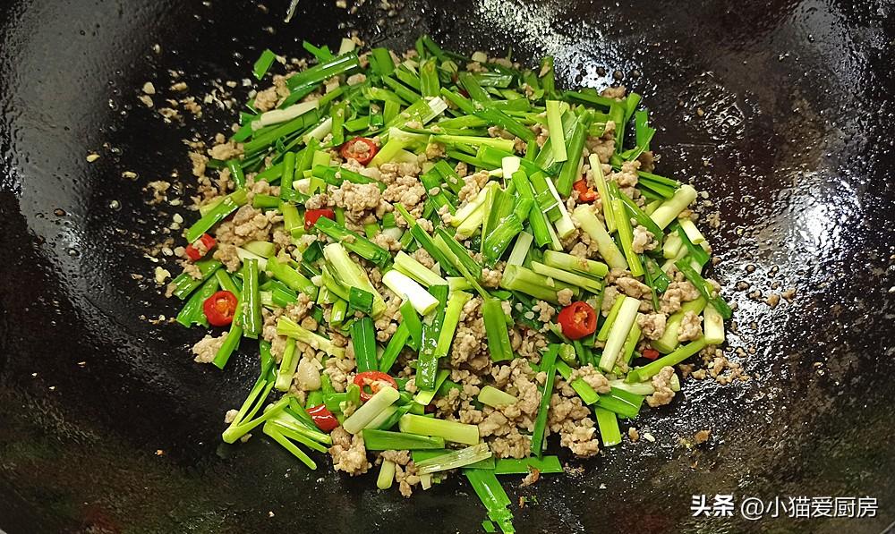 圖片[8]-【肉末韭菜】做法步驟圖 這樣做出來葷素搭配 香辣爽口下飯-起舞食譜網
