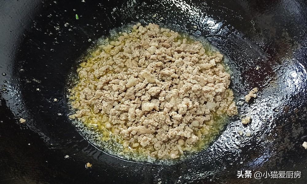 圖片[8]-【小白菜肉末茶樹菇】做法步驟圖 特別好吃 湯汁泡飯也特別香-起舞食譜網