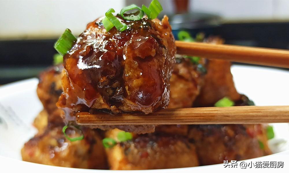 圖片[1]-【釀油豆腐】做法步驟圖 鮮香味美 咬下去真香-起舞食譜網