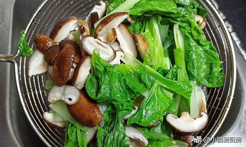 圖片[7]-【小白菜炒香菇】做法步驟圖 比肉還好吃 做法特別簡單-起舞食譜網