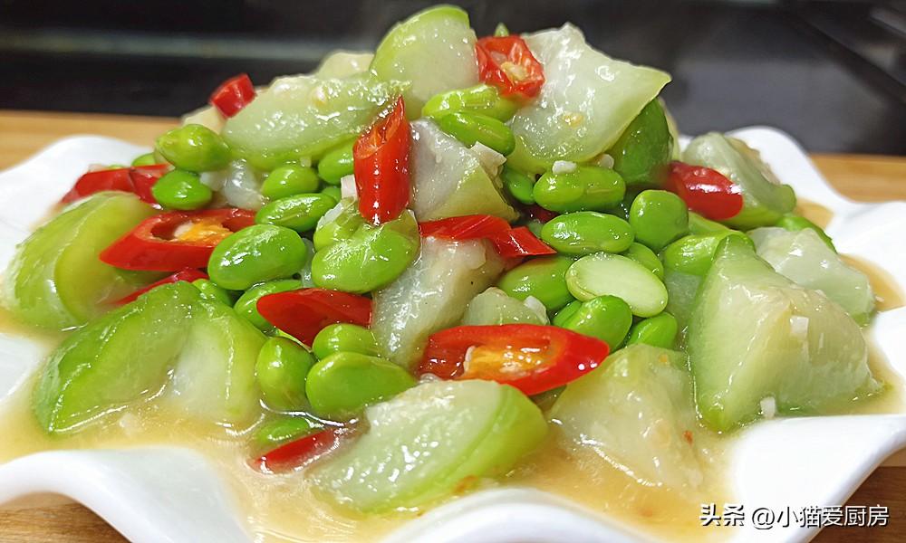 圖片[3]-【毛豆炒絲瓜】做法步驟圖 怎么做才好吃？下鍋?lái)樞蚝苤匾?起舞食譜網(wǎng)