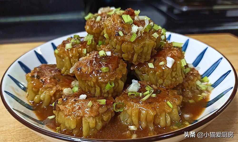 圖片[1]-【肉末釀苦瓜】做法步驟圖 一點都不苦 大人小孩都愛吃-起舞食譜網