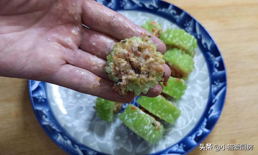 圖片[13]-【肉末釀苦瓜】做法步驟圖 一點都不苦 大人小孩都愛吃-起舞食譜網