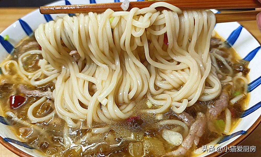 圖片[11]-【泡酸菜肉絲面】做法步驟圖 酸爽好吃 保證讓你胃口大開-起舞食譜網