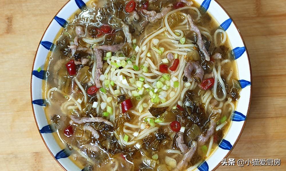 圖片[2]-【泡酸菜肉絲面】做法步驟圖 酸爽好吃 保證讓你胃口大開-起舞食譜網