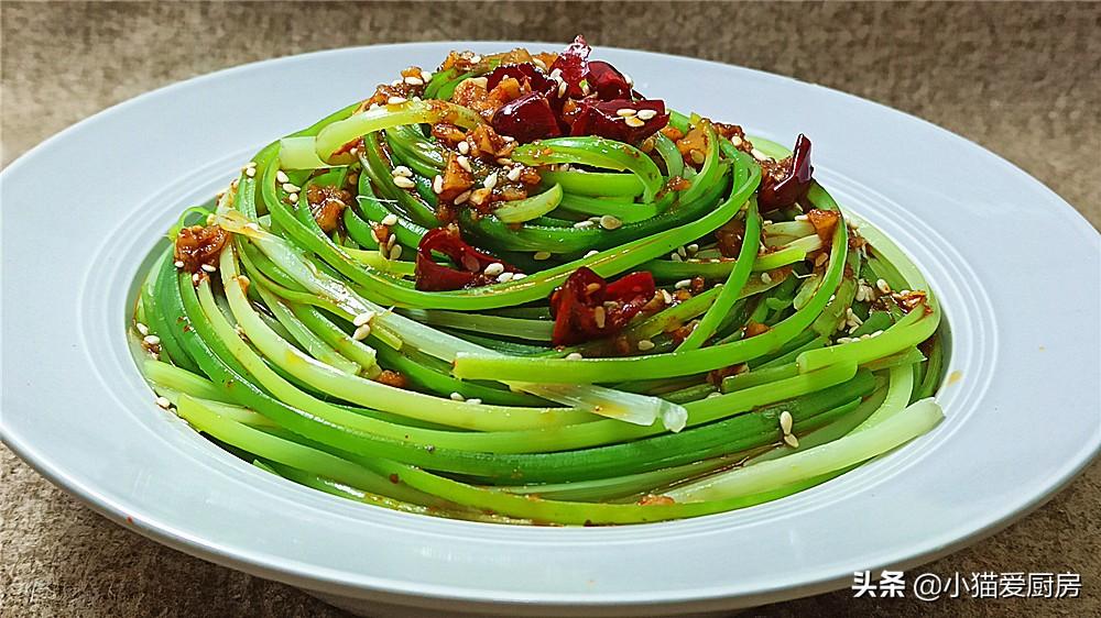 圖片[2]-【涼拌蒜苔】做法步驟圖 特別的解膩 做一盤不夠-起舞食譜網