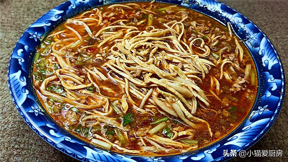 圖片[3]-【家常燒豆腐皮】做法步驟圖 成菜酸辣開胃鮮香滑燙-起舞食譜網