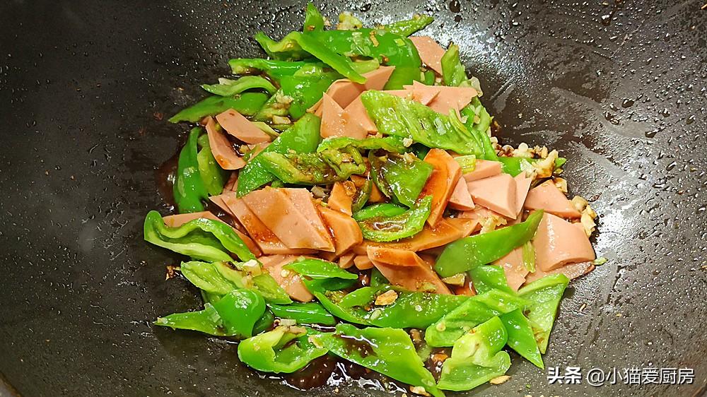 圖片[8]-【雞蛋火腿腸炒青椒】做法步驟圖 味道清淡不膩 孩子喜歡的味-起舞食譜網