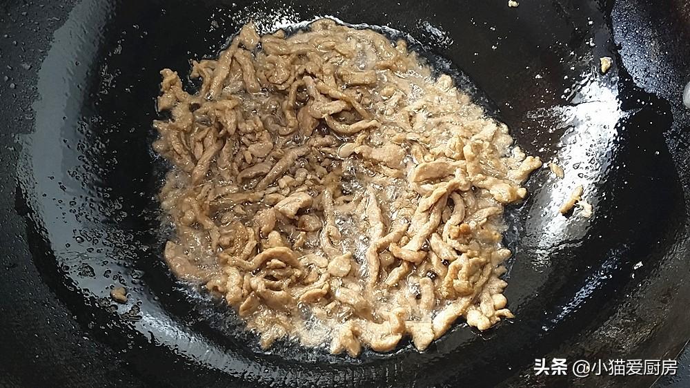 圖片[7]-【蒜苔炒肉絲】做法步驟圖 看小貓如何操作 香-起舞食譜網
