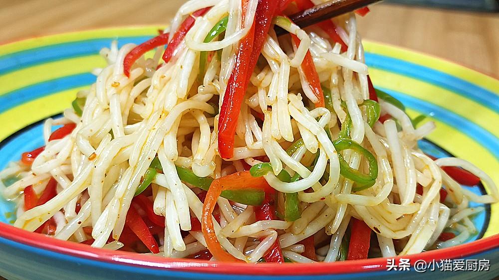 圖片[12]-【生拌綠豆芽】做法步驟圖 2元錢塊做一大盤 好吃解膩-起舞食譜網