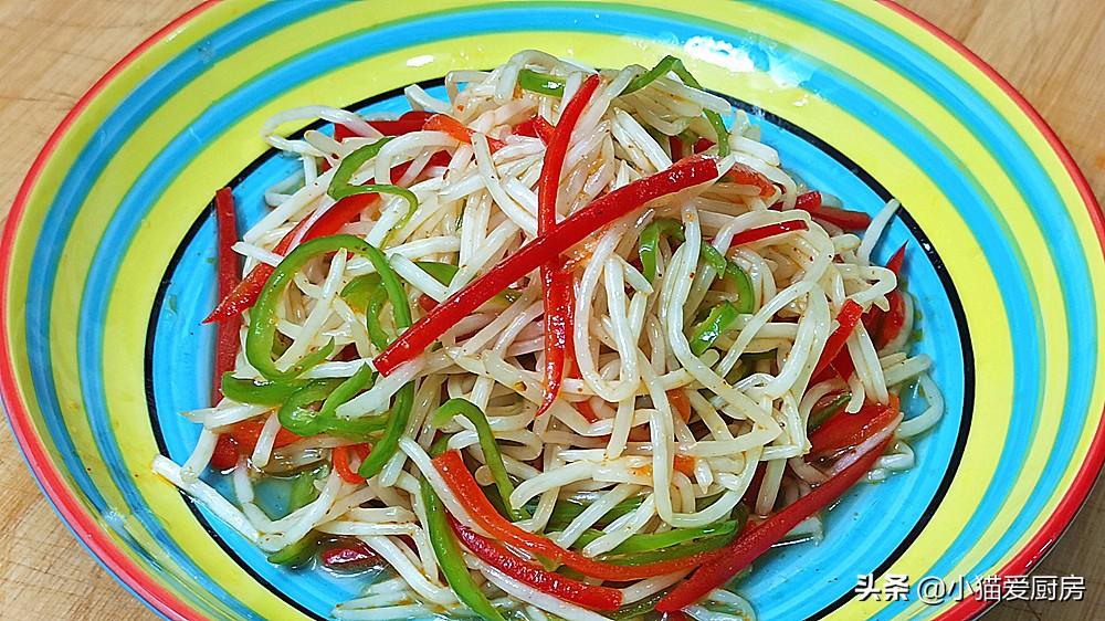 圖片[3]-【生拌綠豆芽】做法步驟圖 2元錢塊做一大盤 好吃解膩-起舞食譜網