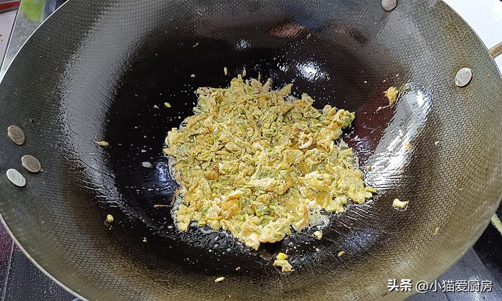 圖片[7]-【香椿芽雞蛋炒豆腐】做法步驟圖 其實加上豆腐一起炒 味道那-起舞食譜網