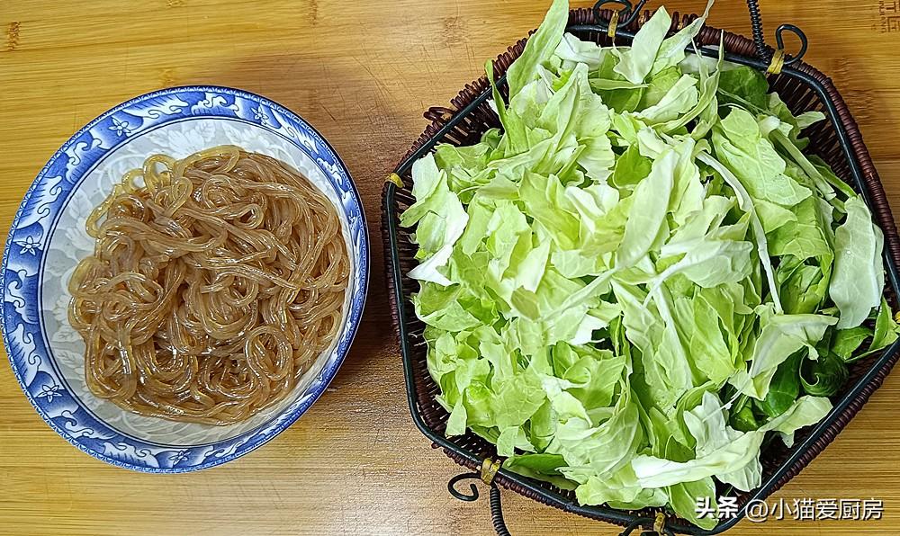 圖片[4]-【川味包菜炒粉條】做法步驟圖 酸辣開胃 特別下飯-起舞食譜網