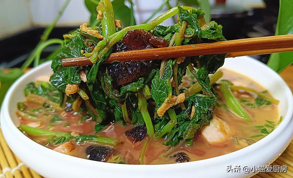 【上湯莧菜】做法步驟圖 鮮嫩好吃-起舞食譜網