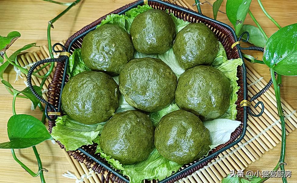 圖片[2]-【臘肉青團】做法步驟圖 口感軟糯細膩 好看又好吃-起舞食譜網