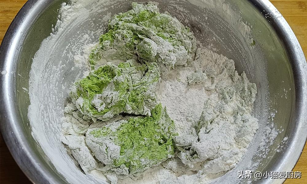 圖片[7]-【臘肉青團】做法步驟圖 口感軟糯細膩 好看又好吃-起舞食譜網