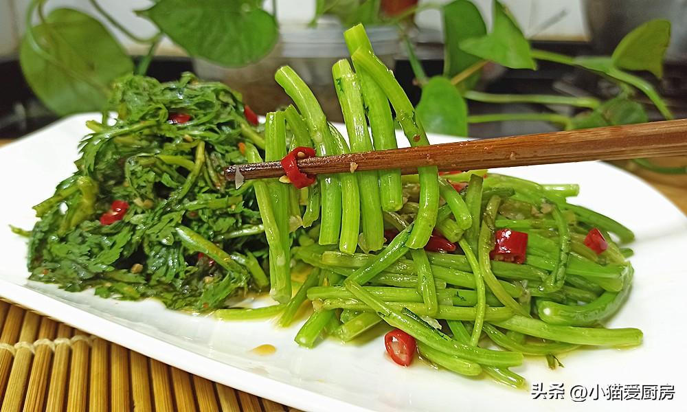 圖片[3]-【茼蒿兩吃】做法步驟圖 不同味道 特別爽口解膩-起舞食譜網