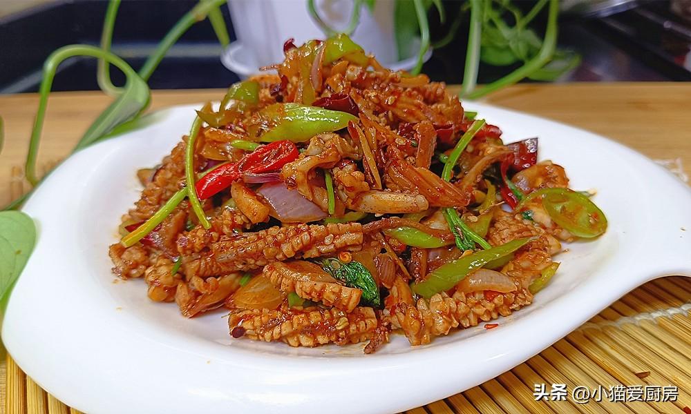 圖片[1]-【孜然香辣魷魚】做法步驟圖  特別好吃過癮-起舞食譜網