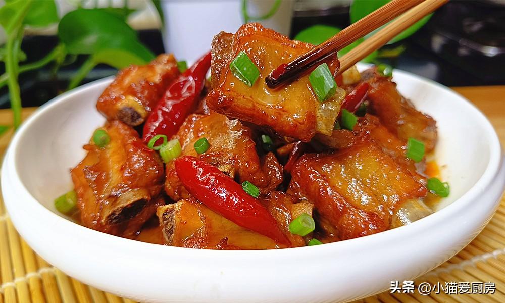 圖片[1]-【醬燒排骨】做法步驟圖 醬香濃郁軟爛脫骨-起舞食譜網