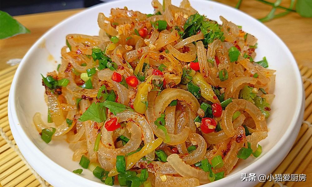 圖片[1]-【涼拌豬皮】做法步驟圖 再配上冰鎮啤酒 別提有多過癮-起舞食譜網