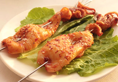 起舞食譜網-風情烤魷魚做法