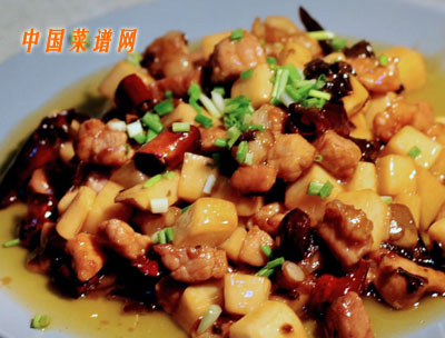 杏鮑菇熗肉丁-起舞食譜網