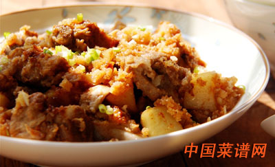 粉蒸排骨土豆