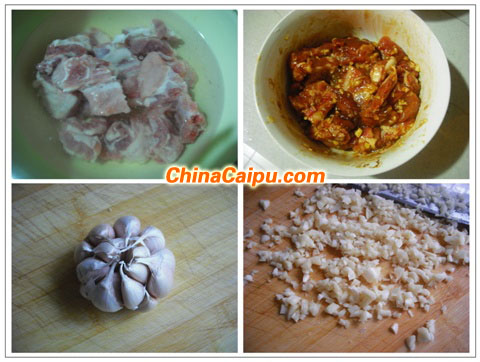 圖片[2]-蒜香排骨-起舞食譜網