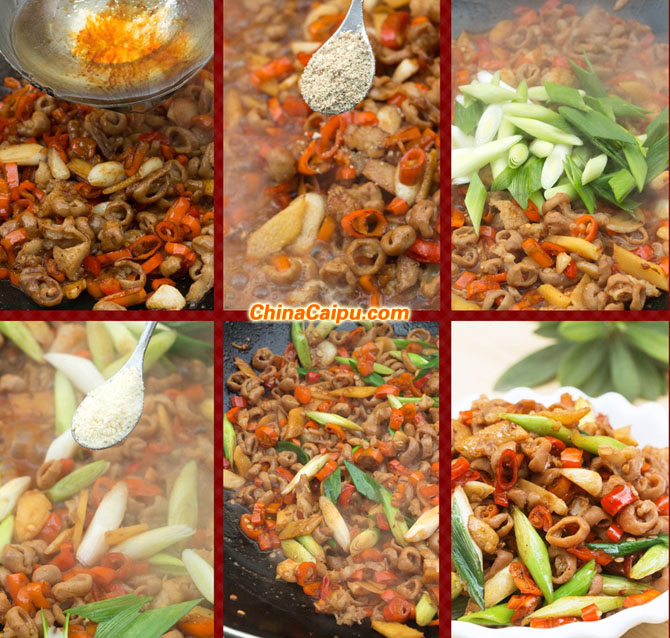 圖片[4]-紅椒爆小腸-起舞食譜網