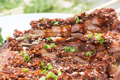 圖片[1]-香炸鹵羊排-起舞食譜網