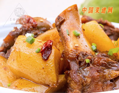 白蘿卜燒大骨-起舞食譜網