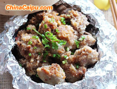 粉蒸芋艿排骨-起舞食譜網