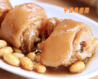 起舞食譜網-黃豆燜豬蹄(2)