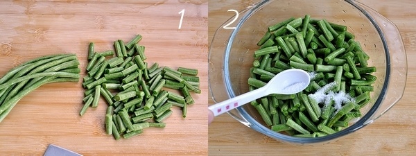 酸豆角炒肋排(2)