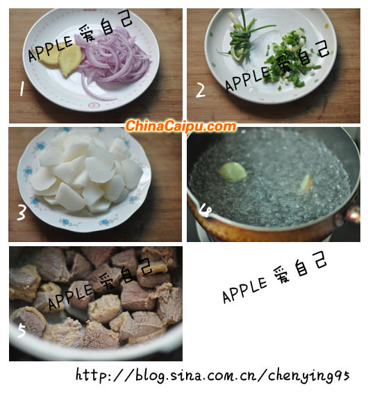 沙茶蘿卜牛腩煲