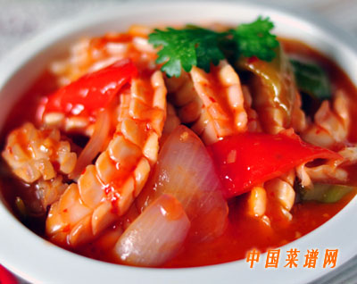 甜辣醬魷魚的做法-起舞食譜網