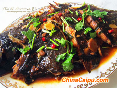 醬燜鴉片魚的做法 醬燜鴉片魚怎么做-起舞食譜網