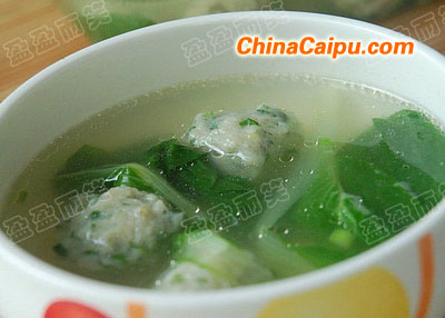 鯪魚肉丸湯的做法 鯪魚肉丸湯怎么做-起舞食譜網