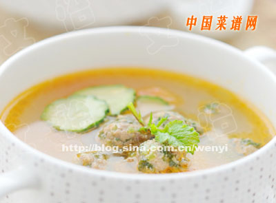 西紅柿薺菜丸子湯的做法 西紅柿薺菜丸子湯怎么做-起舞食譜網