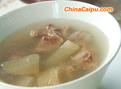 圖片[1]-開胃:酸蘿卜老鴨湯的做法-起舞食譜網