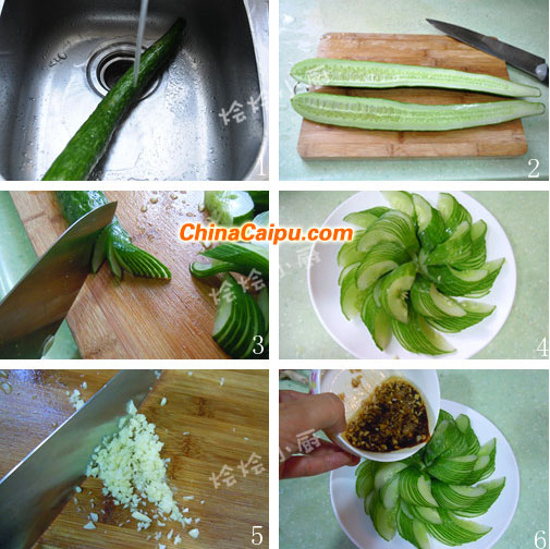 蒜泥黃瓜片