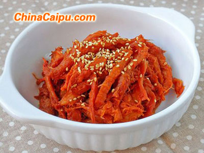 圖片[1]-辣拌山胡蘿卜-起舞食譜網